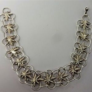 Sterling Silver Hemp Bracelet